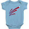 stars and stripes Baby Bodysuit
