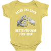 vater und sohn Baby Onesie