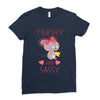 trashy and sassy Ladies Fitted T-Shirt