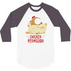 chicken permission 3/4 Sleeve Shirt