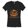 happy halloween 2 Women's V-Neck T-Shirt