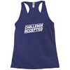 challenge accepted Racerback Tank