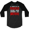 please drag across the finish line 3/4 Sleeve Shirt