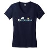 cat mom Women's V-Neck T-Shirt