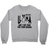 nurse lama Crewneck Sweatshirt