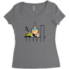 sumo pile driver Women's Triblend Scoop T-shirt