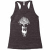 nature guitar white tree music banksy art Racerback Tank