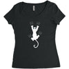 Cat Women's Triblend Scoop T-shirt