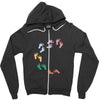 Baby Colorful Foot Zipper Hoodie