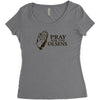 pray for the olsens Women's Triblend Scoop T-shirt