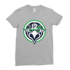 seattle 12. man Ladies Fitted T-Shirt