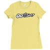 ooosh mens funny turbo car Ladies Fitted T-Shirt