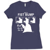 big hero 6 baymax tee fist bump balalala walt disney animation Ladies Fitted T-Shirt