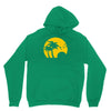 beach silhouette birds sand sunset Unisex Hoodie