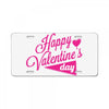 happy valentine's day License Plate