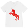 Unicorn Art V-Neck Tee