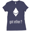 got ether ? Ladies Fitted T-Shirt
