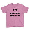 Handsome Man Club Bow Tie Youth Tee