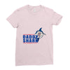 Daddy Shark Ladies Fitted T-Shirt