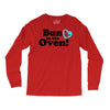 Bun in the Oven with Heart Baby Boy Long Sleeve Shirts