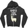 Save The Drama For Your Lama Zipper Hoodie