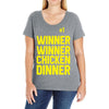 Winner Winner Chicken Dinner Pubg Ladies Curvy T-Shirt