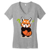 red fox 2 Women's V-Neck T-Shirt