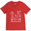 angry day V-Neck Tee