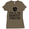 this is the darkest timeline Ladies Fitted T-Shirt