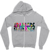 jake paulers colorful Zipper Hoodie