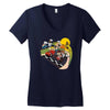 super fighting kart Women's V-Neck T-Shirt