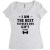 I Am The Best Father's Day Gift Ever Boy Women's Triblend Scoop T-shirt