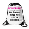 October Girls Drawstring Bags