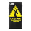 caution shapes being thrown printed iPhone 7 Case