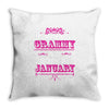 The Best Grammy Was Born In January Throw Pillow