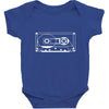 audio cassette 80's 90's party hip hop nostalgia retro Baby Bodysuit