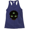 see no evil off Racerback Tank