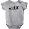 evolution of a golfer mens black golf t shirt top new Baby Onesie