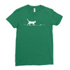 rope heart cat Ladies Fitted T-Shirt