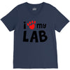 i love my lab labrador V-Neck Tee