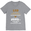leo hated by many wanted by plenty disliked by some confronted by none V-Neck Tee