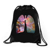Cosmic Breath Drawstring Bags