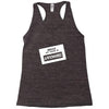 my name is awesome Racerback Tank