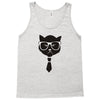 grumpy hipster cat Tank Top