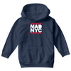 mad nyc new york city run fashion baseball jersey Youth Hoodie
