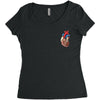 realistic human heart Women's Triblend Scoop T-shirt
