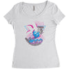 over 9000 80's Women's Triblend Scoop T-shirt