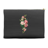 breast cancer flowers Accessory Pouches
