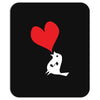 bird love heart animal graph note music party pop art gift Mousepad