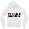 i love being a grandma Zipper Hoodie
